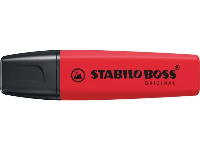 Markeerstift STABILO Boss 70/48 echt rood 15 stuks