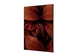 Wanddecoratie Textiel Set A1 Botanische Bladeren Rood