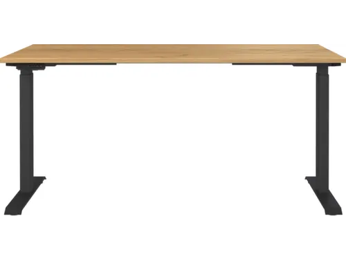 Elektrisch ihv bureau,HxBxD 720-1200x1600x800mm,blad Navarra-eiken