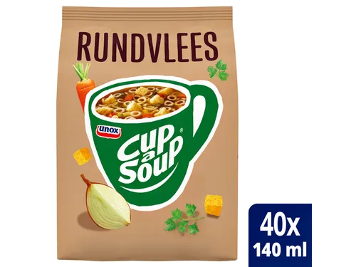 Cup-A-Soup Tbv Automaat Rundvlees Zak Met 40 Porties