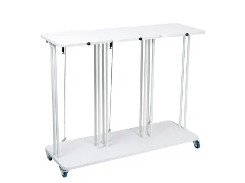 Afvalbak Combo met deksel 3x60 liter wit Saekko Boy