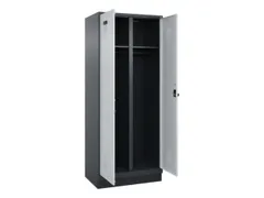 locker voor scheiding van kleding,HxBxD 1950x800x500mm,2vak