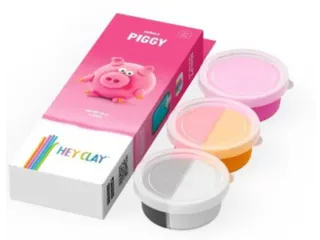 Klei Hey Clay Piggy 3 potjes - 4