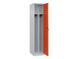 locker voor scheiding van kleding,HxBxD 1850x400x500mm,1vak
