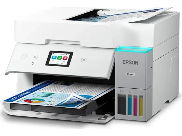 Epson EcoTank ET-4956, Inkjet, Afdrukken in kleur, 4800 x 1200 DPI, A4