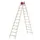 trapladder,beide zijden,2x7,treden,balk L 2,08m,hout