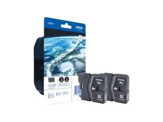 Brother LC-985BK Duopack Zwart Inktcartridges Origineel - 1