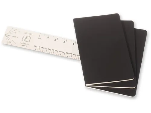 Schrift Moleskine Lijn Large Zwart 130x210mm