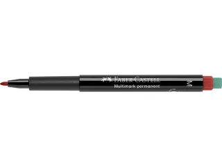Marker Faber-Castell Multimark permanent M rood - 2