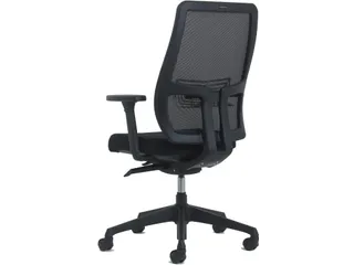 Bureaustoel NPR 1813 Net Zwart - 4
