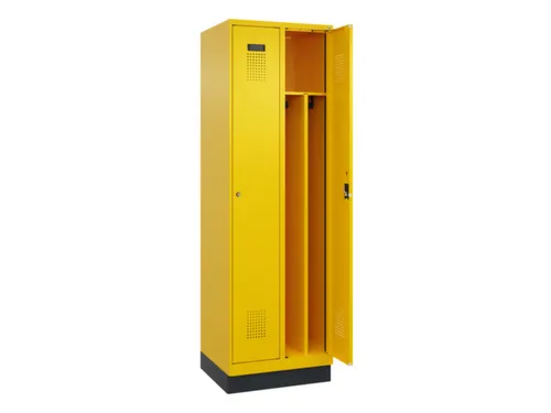 locker voor scheiding van kleding,HxBxD 1950x600x500mm,2vak
