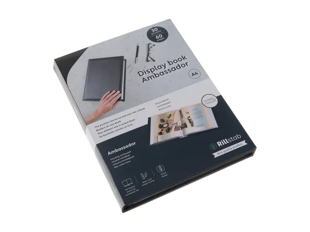 Showmap Rillstab Ambassadeur A4 RI98034 3 Kanaals 30 Tassen Zwart