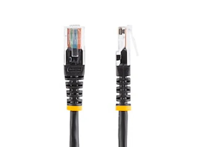 15m Cat5e Gegoten RJ45 UTP Netwerkkabel Zwart