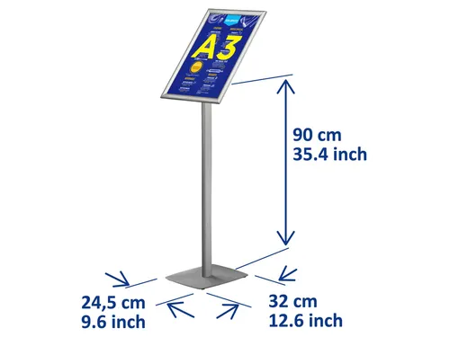 Infostandaard Europel incl. A3 kliklijst 25mm