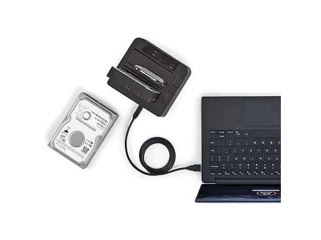 Dual-Bay USB 3.2 Gen 2 SATA Docking Station 10Gbps