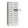 Postsorteerkast 1850x830x500mm 2x10 Vakken Ral7035 Front Ral7035