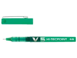 Rollerpen Pilot Hi-Tecpoint V5 0.5mm Fijne punt Groen
