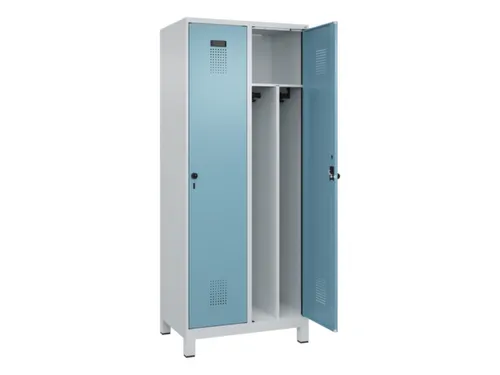 locker voor scheiding van kleding,HxBxD 1950x800x500mm,2vak