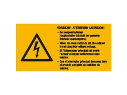 Waarschuwings-Combibord,V. Binnen/Buiten