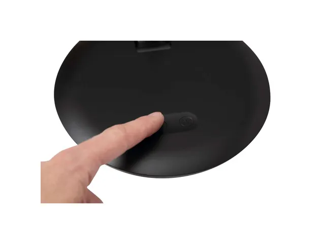 Bureaulamp MAULrubia zilvergrijs USB-poort dimbaar