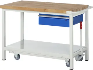 Werkbank 880x1250x700mm Beukenhouten Werkblad 1lade - 1