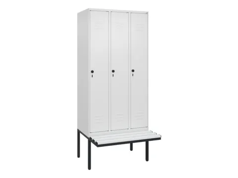 locker voor scheiding van kleding,HxBxD 2120x900x815mm,3vak
