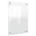 Infobord Nobo Premium Plus A4 acryl wand verplaatsbaar