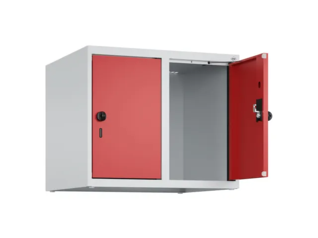 opzetkast,v. locker,2vak.,vak B 300mm,HxBxD 500x600x500mm,draaigrendel