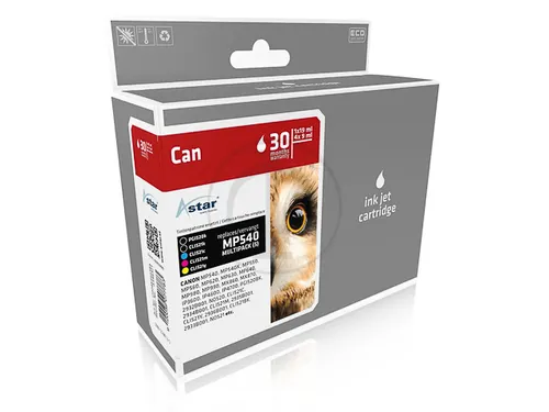 As46521 Astar Canon Pgi520/Cli521 Mp Inkt Cmykk Rebuilt 5-Pack