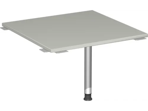 koppelelement voor bureau,90 °,HxBxD 680-800x800x800mm,blad lichtgrij