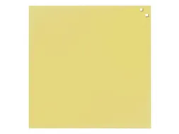 Glasmagneetbord Naga 45x45cm geel