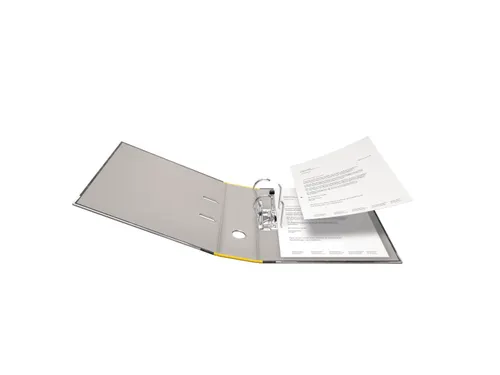 Ordner hfb recycled A4 8cm geel
