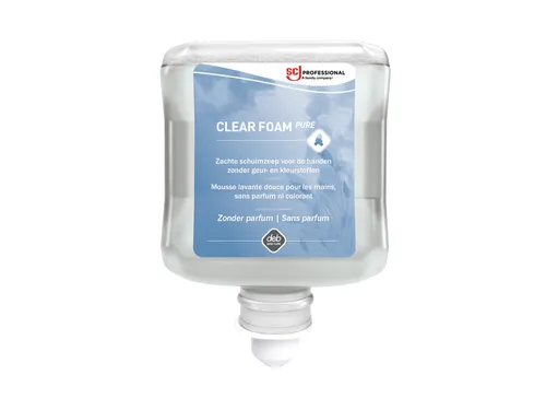 Handzeep SCJ Clear Foam Pure parfumvrij 1000ml