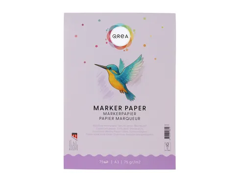 Markerblok Qrea A3 75gram 75vel