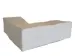 OUTLET Housse d'extérieur pour salon de jardin forme L 215cm gris-bei