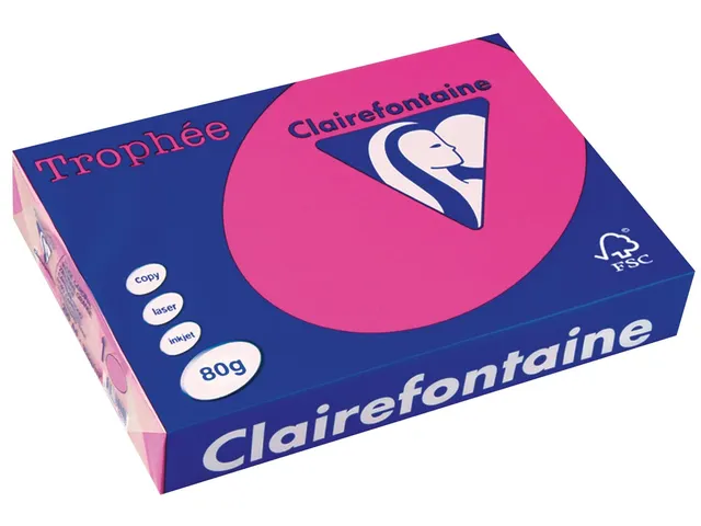 Trophée Intens Gekleurd Papier A4 80 gram 500vel Fluoroze