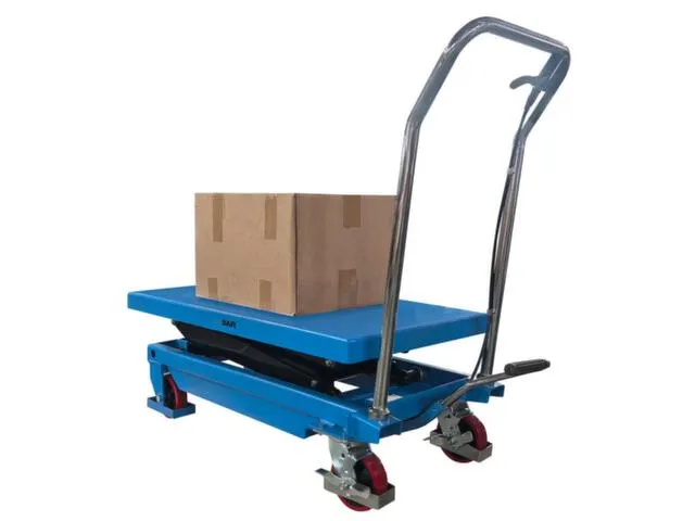 mobiele schaarheftafel,draagverm. 350kg,platform LxB 910x500mm