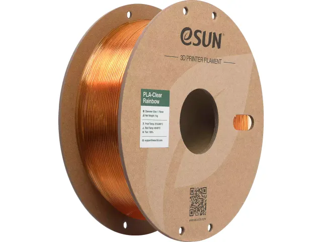 eSUN 3D printer Filament PLA-Clear 1,75mm Flame Crystal 1kg
