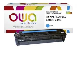 Tonercartridge OWA alternatief tbv HP CF211A blauw - 1