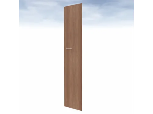 Vleugeldeur V. Scheidingswand Aanslag Rechts 5OH 2110x430mm noten