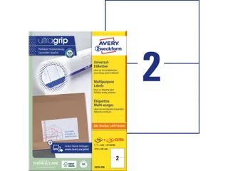 Etiket Avery Zweckform 3655-200 210x148mm A5 wit 400stuks - 4
