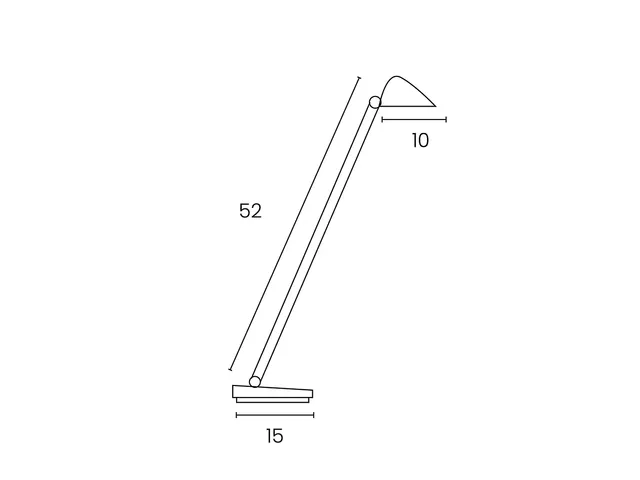 400077430 Unilux Desk Lamp Jack LED 2900/4000K 488lm dimbaar zwart