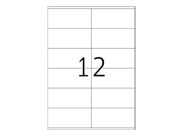 Xerox Multi-use Labels wit permanent 105x44mm 003R97405 1200 stuks