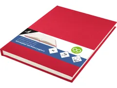 Dummyboek Kangaro A5 blanco 80 vel, rood linnen kaft