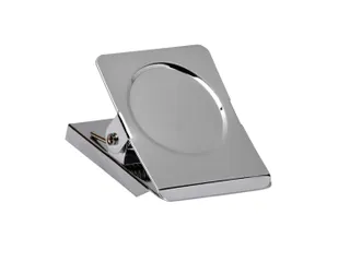 Papierklem MAUL magnetisch vierkant 40mm capaciteit 25mm zilver - 1