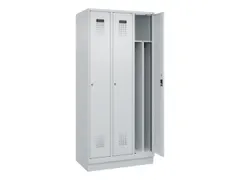 locker voor scheiding van kleding,HxBxD 1950x900x500mm,3vak
