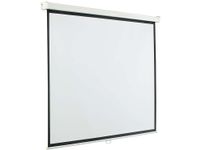 Smit Visual projectiescherm 180x180cm 1:1 mat wit doek handbediend