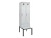 locker met bank,voor scheiding van kleding,HxBxD 2120x600x815mm,2vak