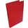 ringmap voor A4 PP 2 ringen 16 mm transparant rood