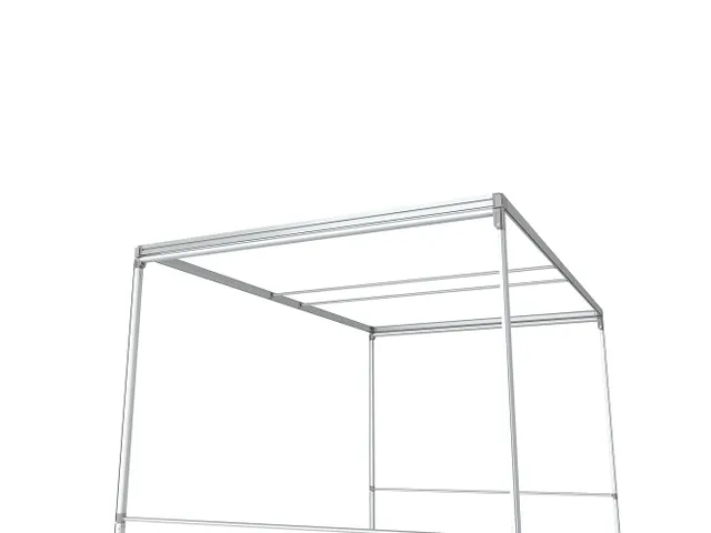 FlexFrame Modulair systeem Dak 150x230cm Zilver frame